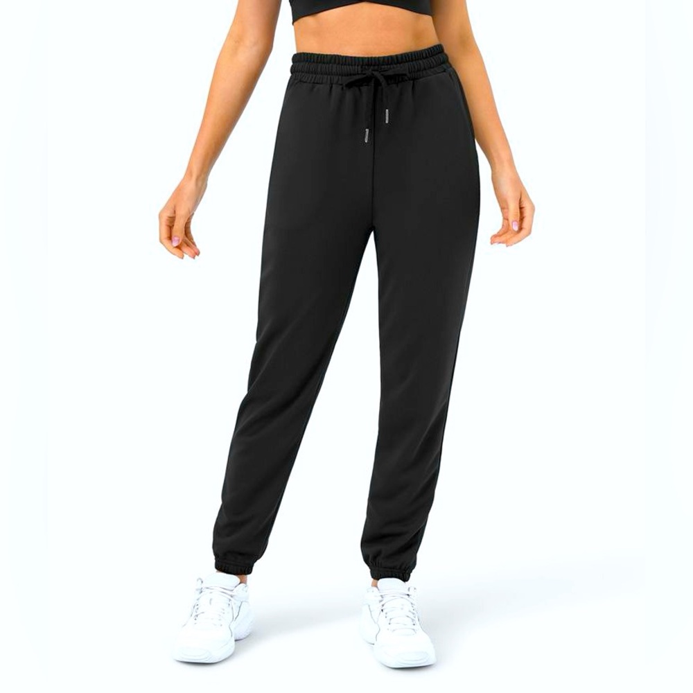 🖤 Halara High Waisted Drawstring Side Pocket Sweatpants - Black (Size XL)